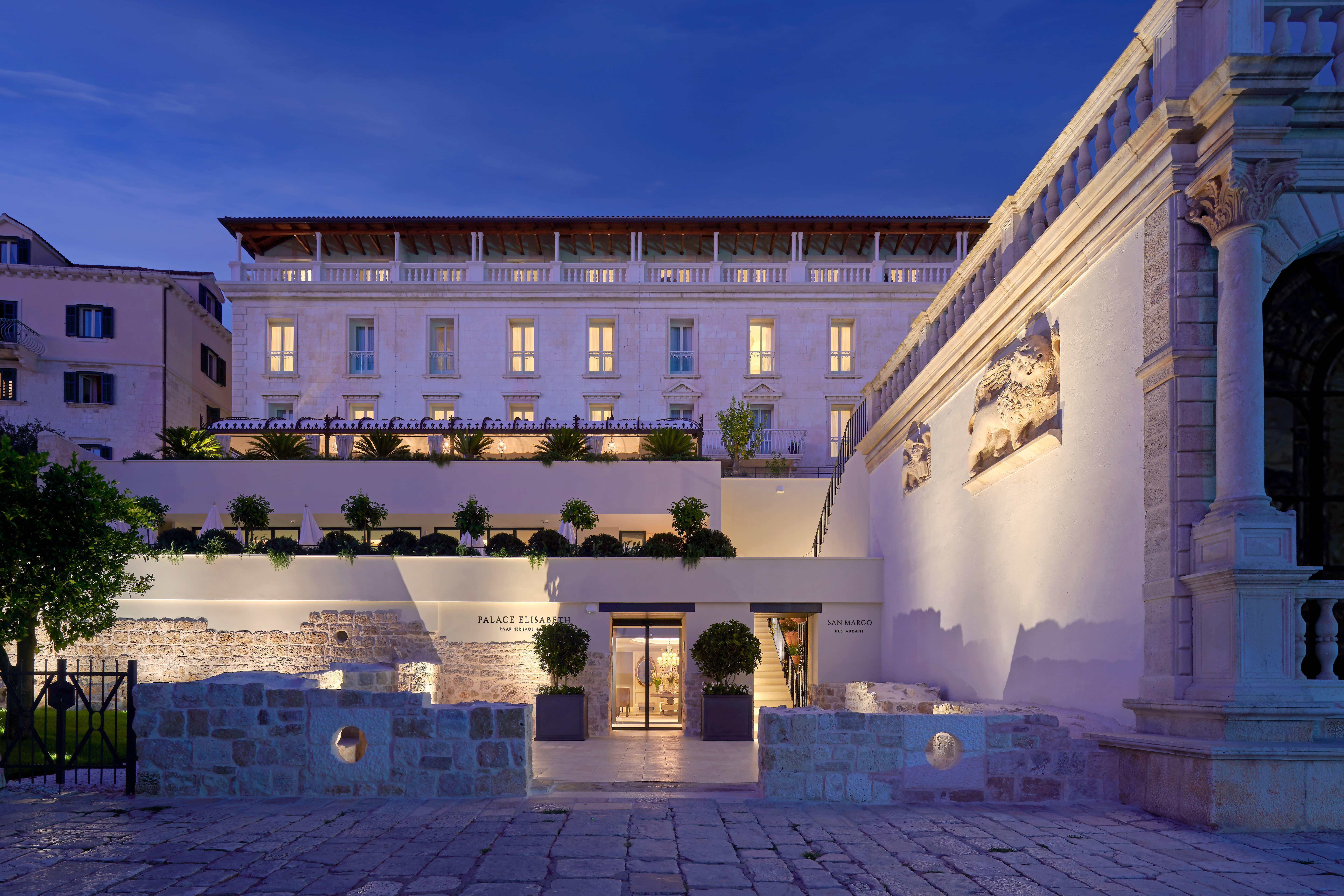 Palace Elisabeth, Hvar Heritage Hotel - The Leading Hotels Of The World 赫瓦尔 外观 照片
